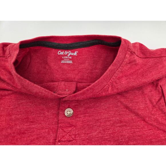 3 Cat & Jack Youth Large 12-14 Boys Red Gray Graphic Tee Shirt - New - Picture 9 of 9